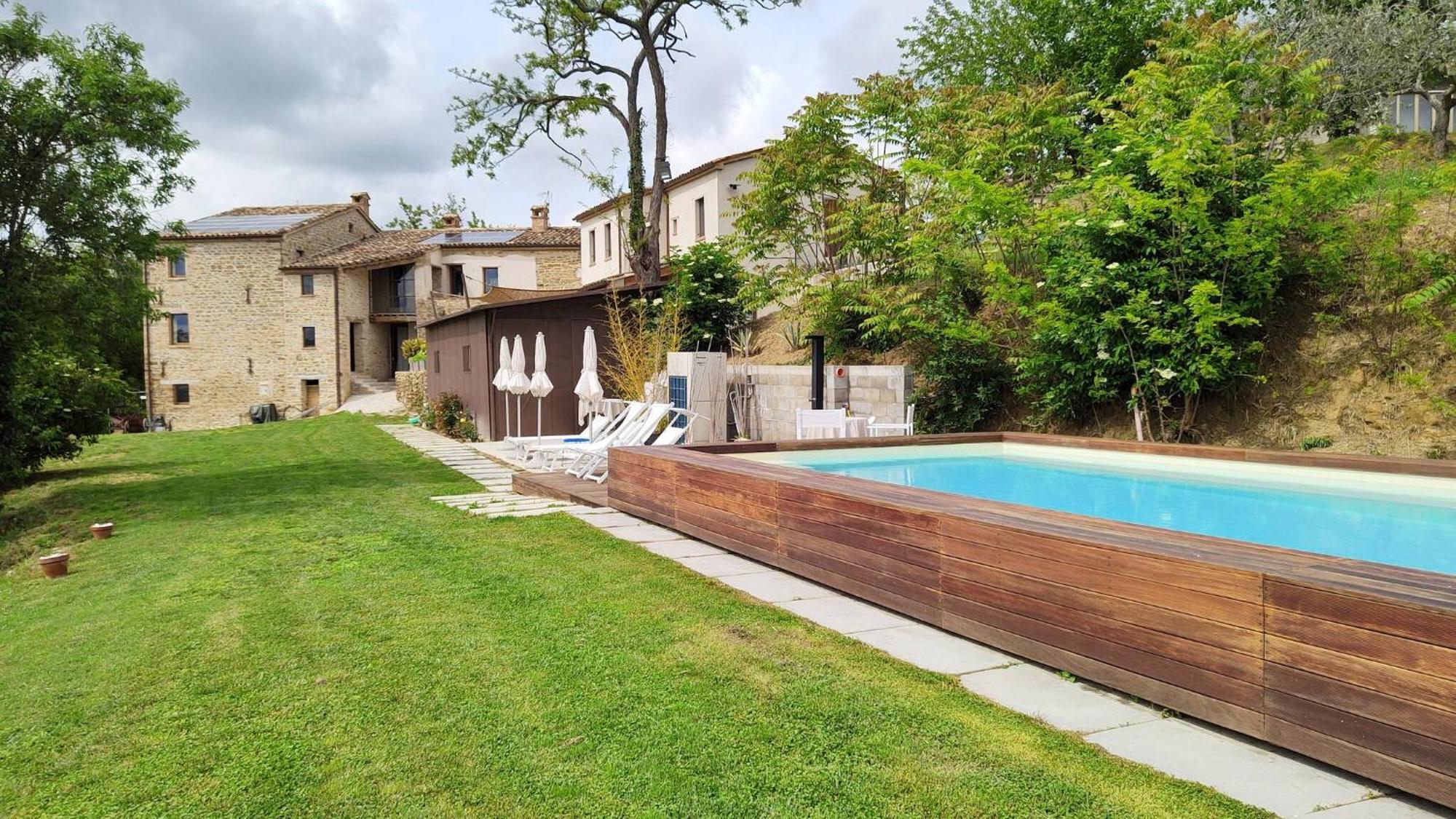 Villa Borgo Calbianco - Private House With Pool & Airco à Cerreto Castello Extérieur photo