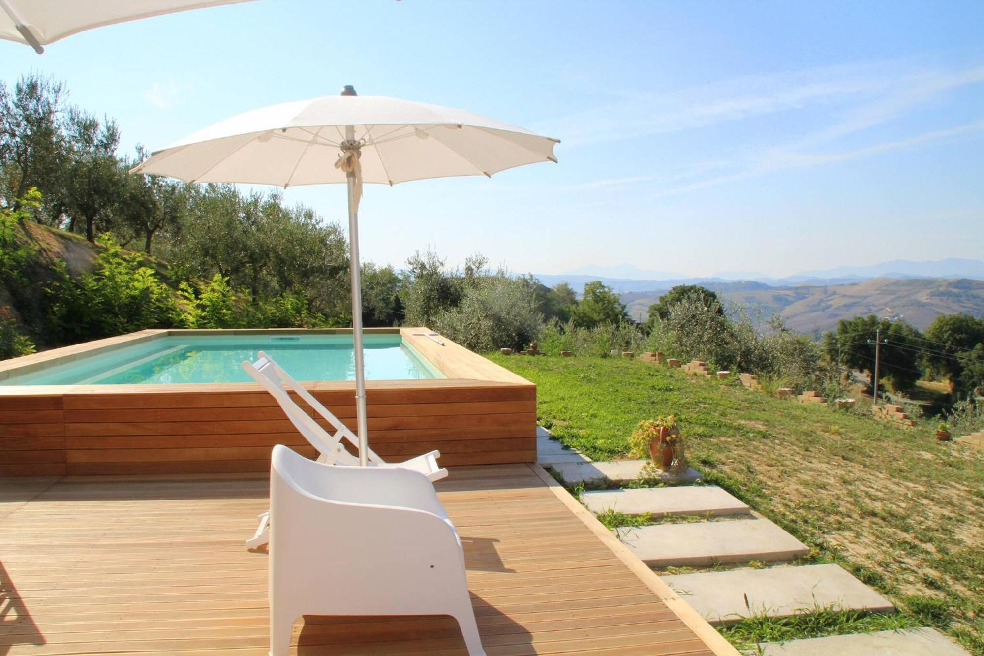 Villa Borgo Calbianco - Private House With Pool & Airco à Cerreto Castello Extérieur photo